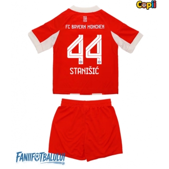 Bayern Munich Josip Stanisic #44 Echipament de Fotbal Replică 2025-26 Copii Acasa (+ Șorturi)